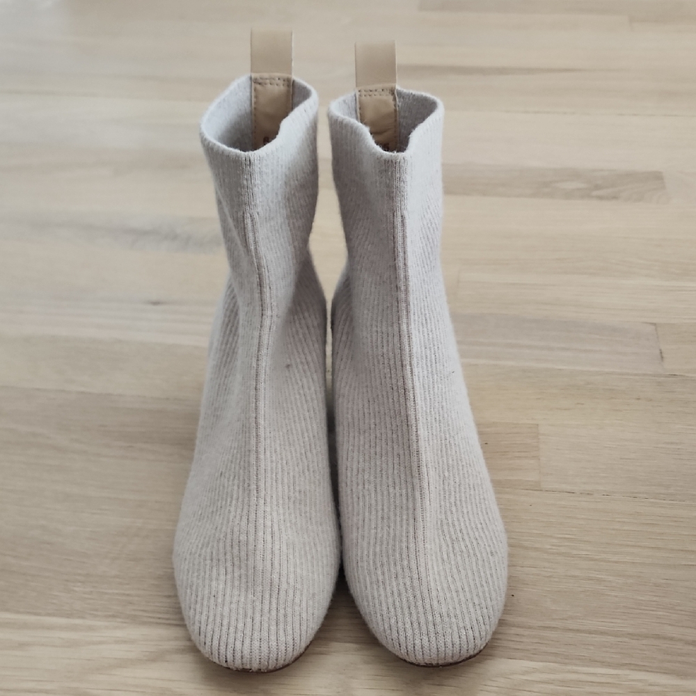 Everlane Glove Boots Cream Size 6.5